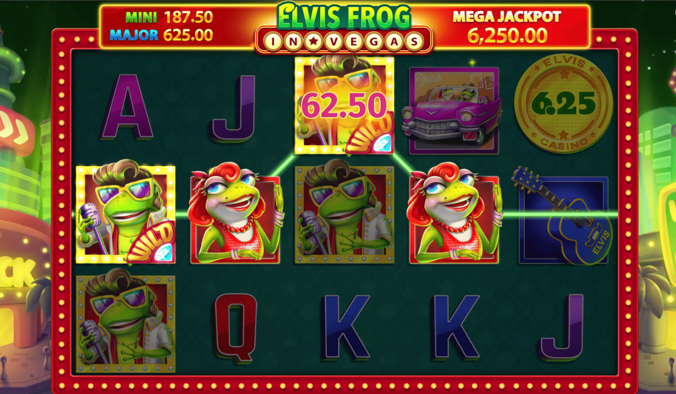 elvis frog in vegas slot