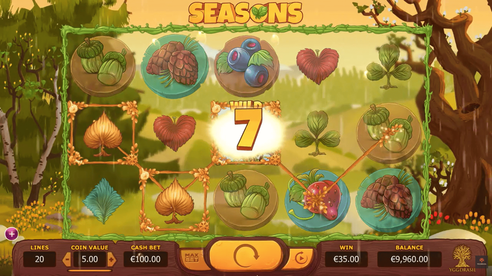 seasons slot yggdrasil gaming