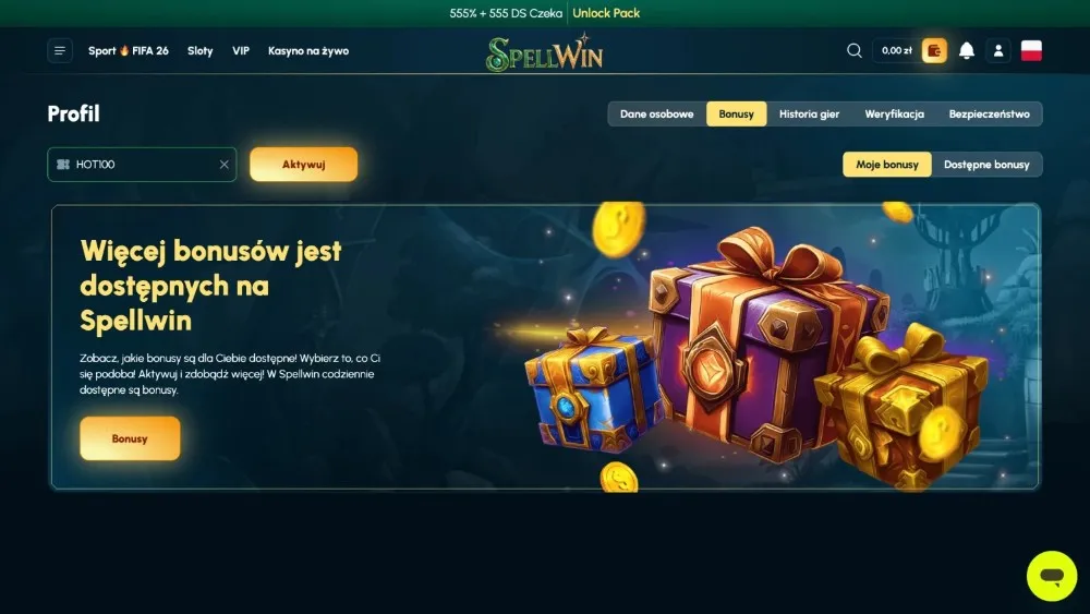 spellwin kod promocyjny