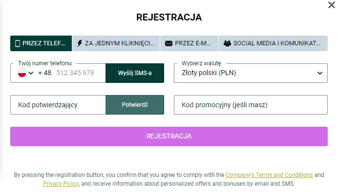 spinbetter rejestracja