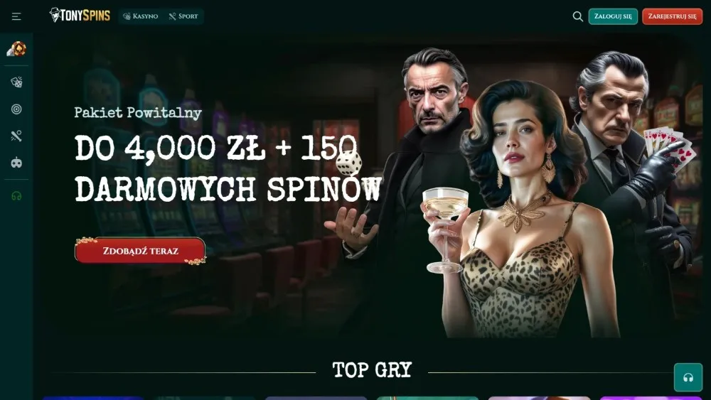 tonyspins casino strona