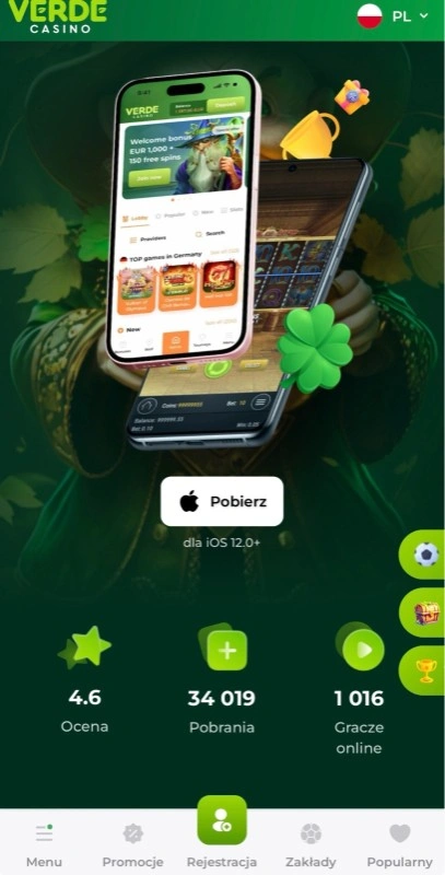 verde casino aplikacja