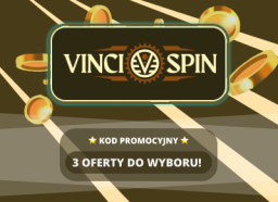 VinciSpin kod bonusowy – opcje bonusu bez depozytu